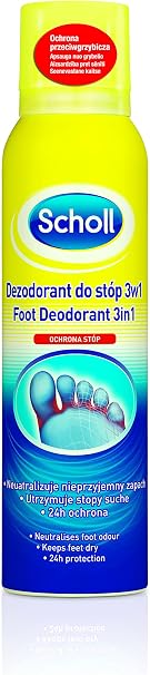 Scholl Deo Spray Für Füße – 150 Ml, 12er Pack – Gegen Schweiß Und Geruch