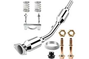 BBTEQEKN Front Catalytic Converter Kit Direct-Fit Compatible with Toyota Corolla 2003-2008, Matrix 2003-2008 & Pontiac Vibe 2