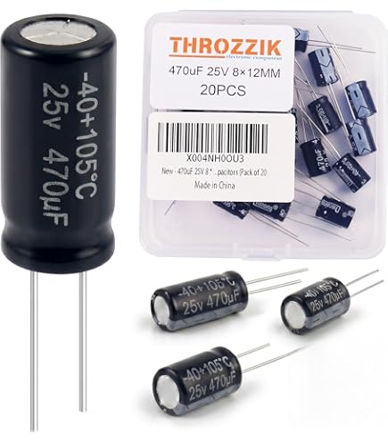 Set of 5, Nichicon 105°C Electrolytic Capacitor 4.7uF 100V (4.7