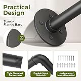 Bamworld 2pack Indoor Hanging Planter Black Metal Rod Plant Hanger view 6