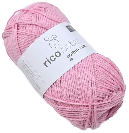 Babywolle Rico Baby Cotton Soft dk Farbe 42 Wolle zum Stricken & Häkeln