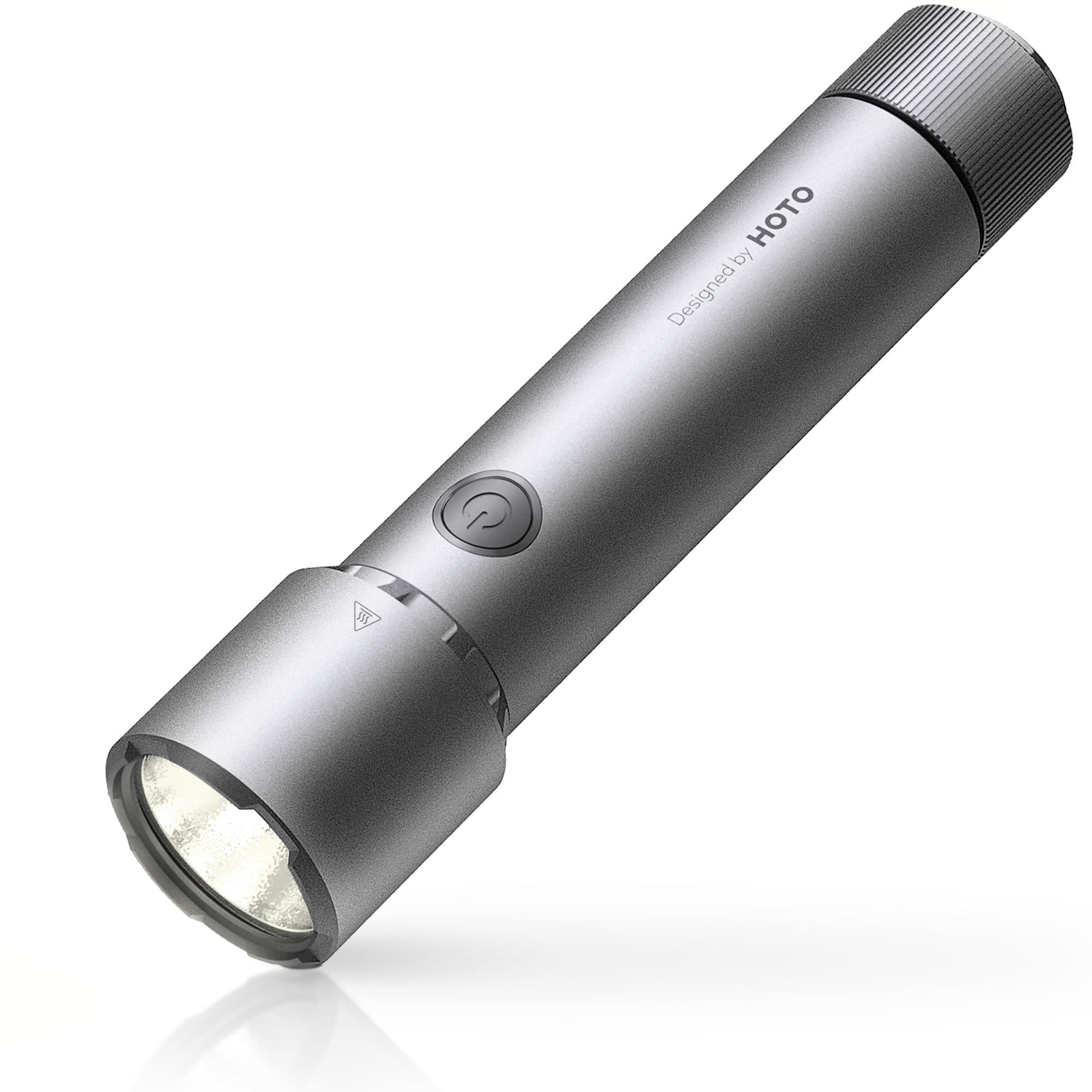 Photo 1 of HOTO LED Flashlight High Lumens, Rechargeable Tactical Flashlight Super Bright, IP68 Waterproof Flash Light with Clip, 5 Modes Handheld Flashlights for Emergency, Outdoor, Camping