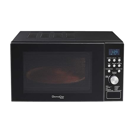 Microondas con función grill 900 W Volumen 20 Litros. Negro ...