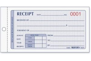Receipt Book