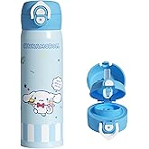Many Rainbows Cinnamoroll with Bowtie Stainless Steel Insulated Water Bottle (Spout & Straw) 480ml