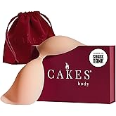 CAKES Body® Adhesive Strapless Bra - Reusable CAKES™ Sticky Bra For Fuller Looking Seamless Shape