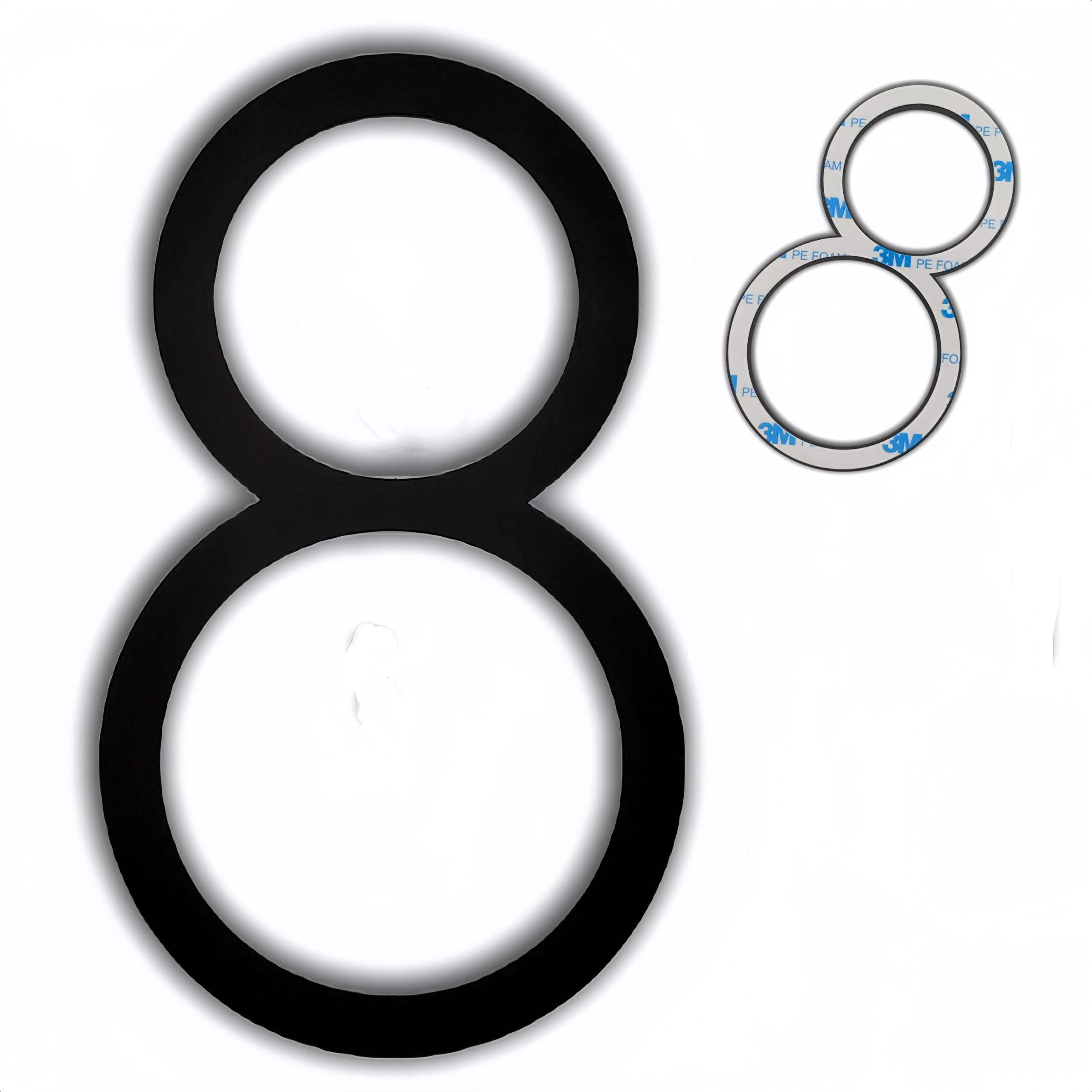 TILUODA 5 inch self-adhesive house number, modern