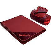 Rumpl Overland Mat &ndash; Waterproof, Padded Ground Cover and Blanket, Cherry Fig