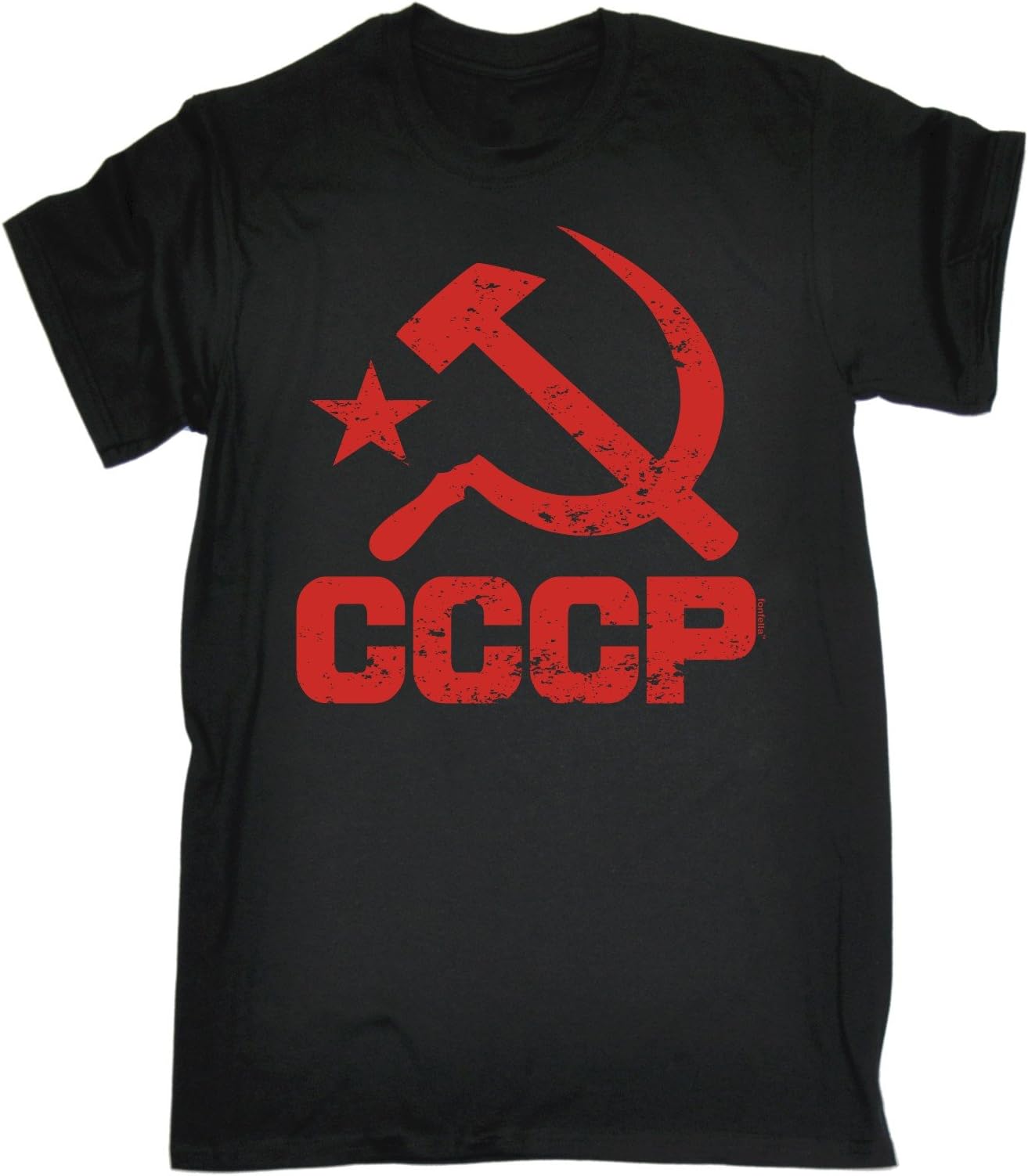 123t Men's CCCP Russia Loose FIT T-Shirt Funny Novelty