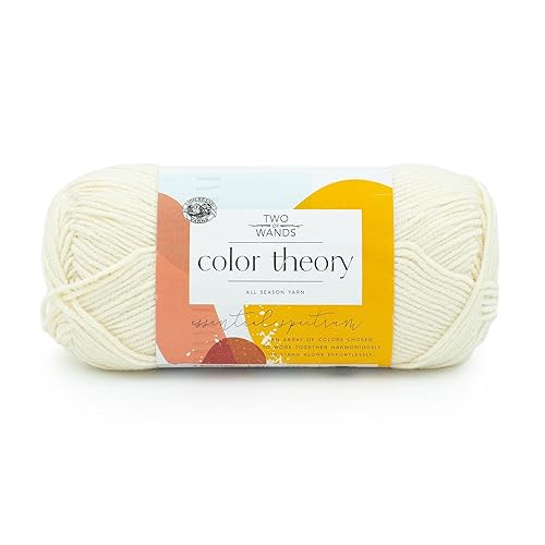 Lion Brand Yarn Two of Wands: Color Theory Yarn, 1 Pack, Ivory