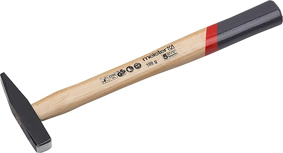 Meister Schlosserhammer - 100 g Kopfgewicht - Robuster Stiel aus