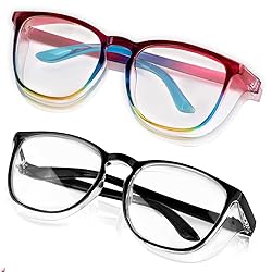 SQIMZAR 2 PCS Safety Glasses Goggles For Women