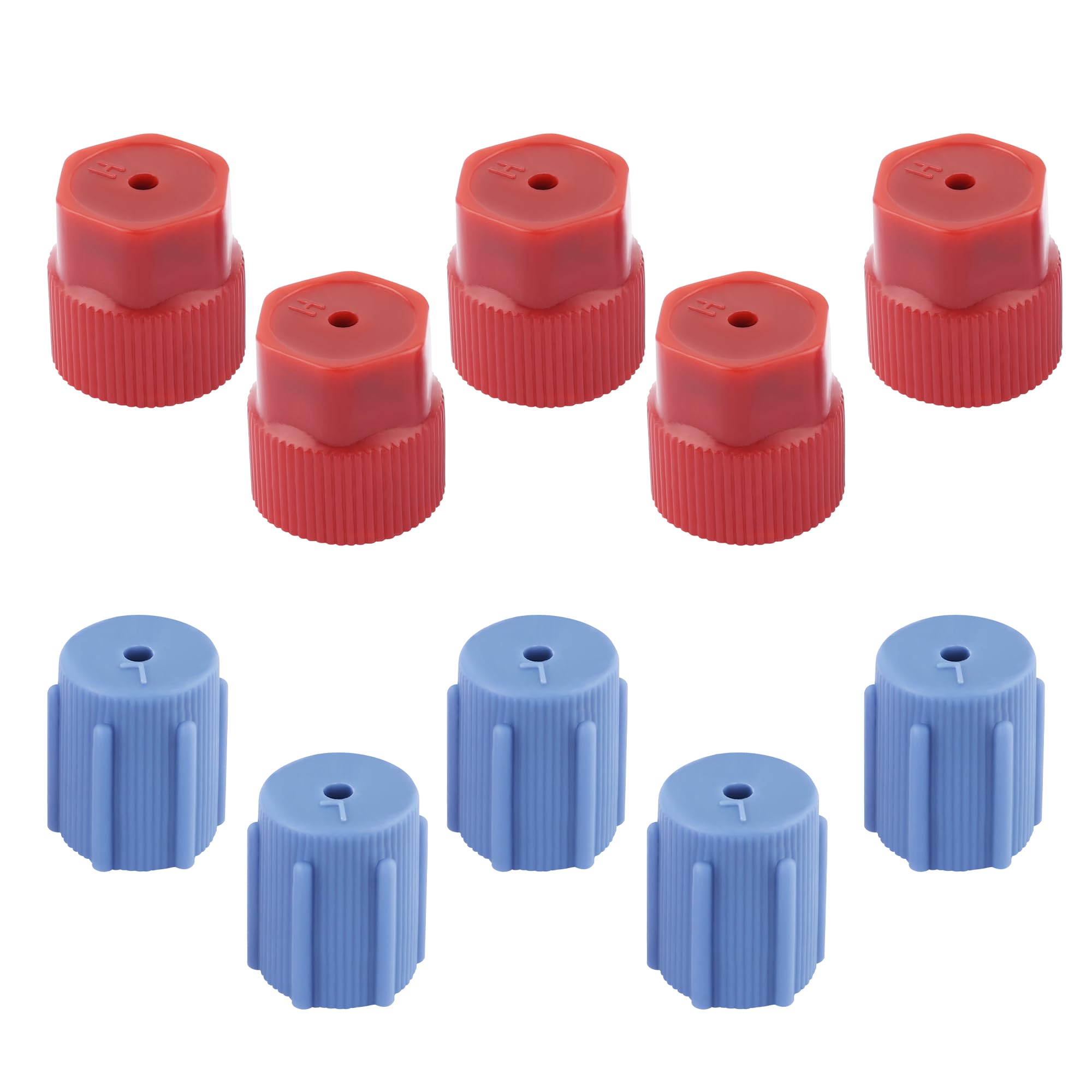 Photo 1 of 10PCS/Set Car AC Low Pressure Port Cap and High Side for Air Conditioner,Low Pressure AC Caps for Cars R134A AC System,Car Accessories AC Valve Caps for Most Cars Models