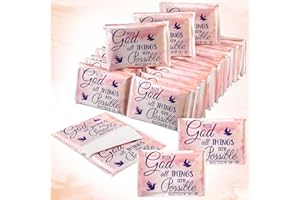 Sinmoe 60 Pack Pocket Tissues Travel Packs Christian Travel Tissues 3 Ply Pocket Size for Guests Mini Wallet Facial Napkin for Breast Cancer Wedding Xmas Graduation(Bird)