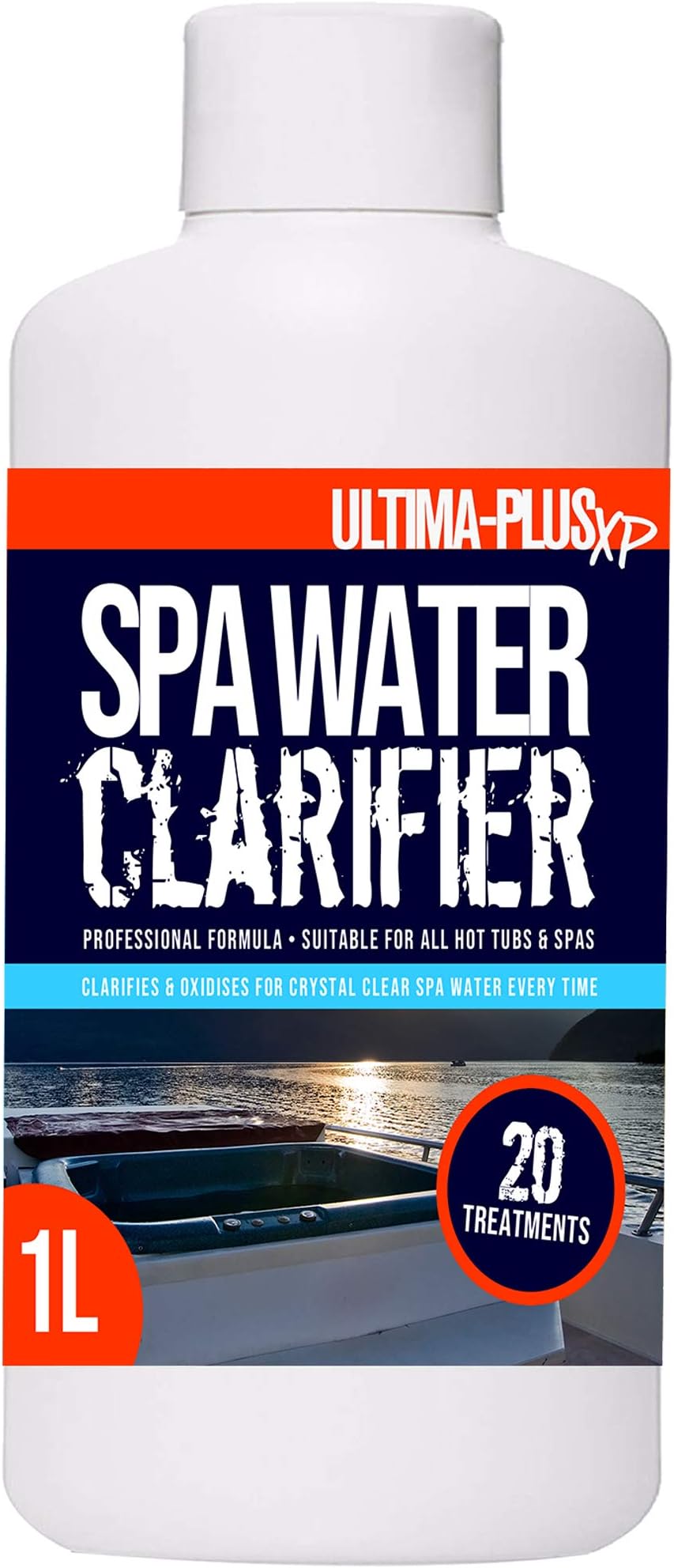 Ultima-Plus XP Spa Water Clarifier 1 Litre for Hot Tubs Pools Crystal Clear