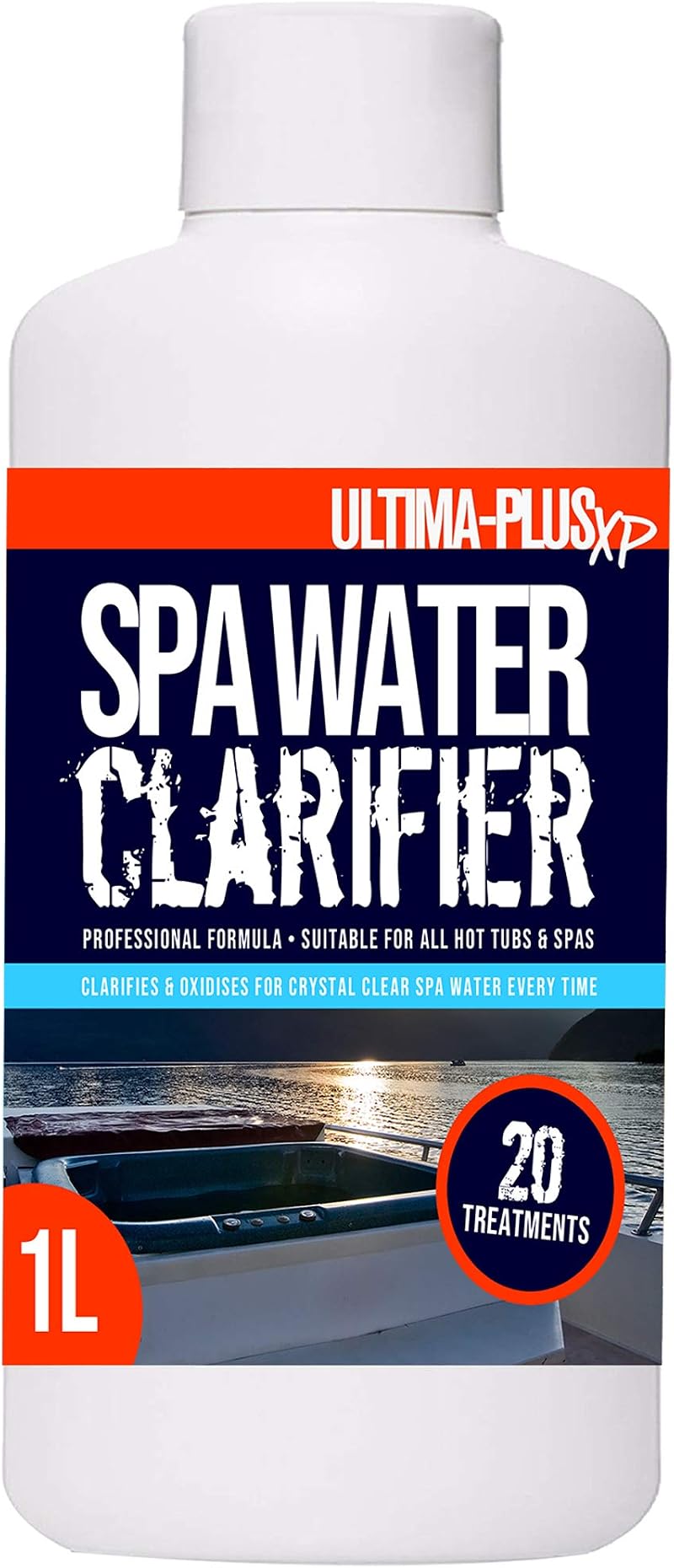 Ultima-Plus XP Spa Water Clarifier 1 Litre for Hot Tubs Pools Crystal Clear