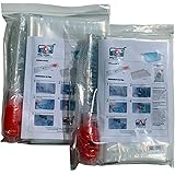 AquaPod Kit 2.0 (2 Pack) - All Bathtub Bladders are BPA free and Made in USA! Temporary Emergency Water Storage Container, Hurricane Survival…