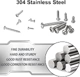 FandWay 304 Stainless Steel Self-Tapping Screws Set M2 M3 M4 Assortment 595Pcs view 6