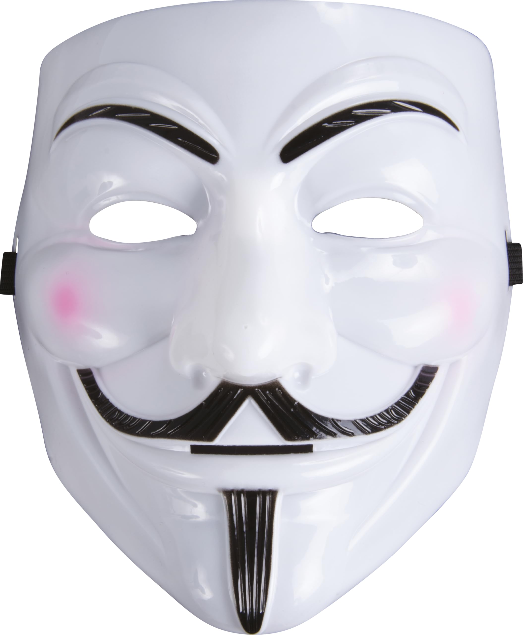 P'tit Clown 23520 Adult Mask - Anonymous – Hard White