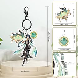 UTIEHD GI Character keychain set, 3pcs Acrylic
