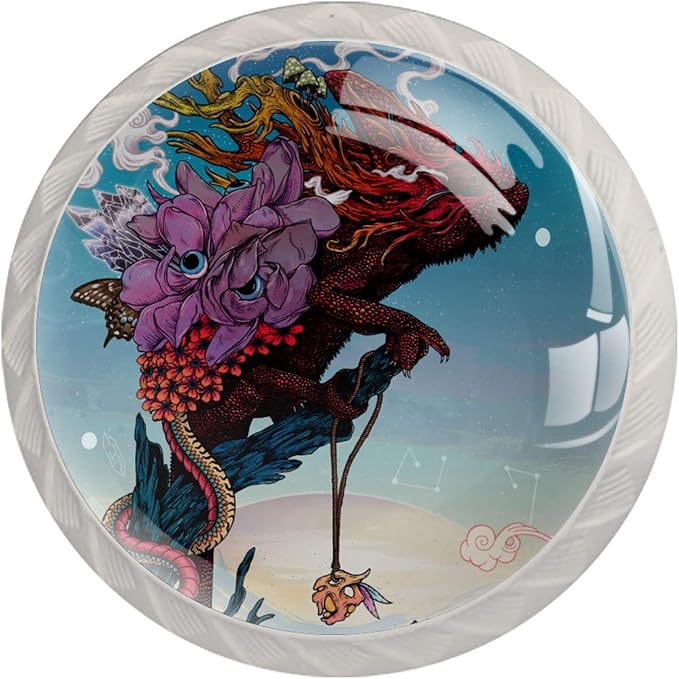 Perillas de armario Lagarto de color Pomos y tiradores para gabinetes