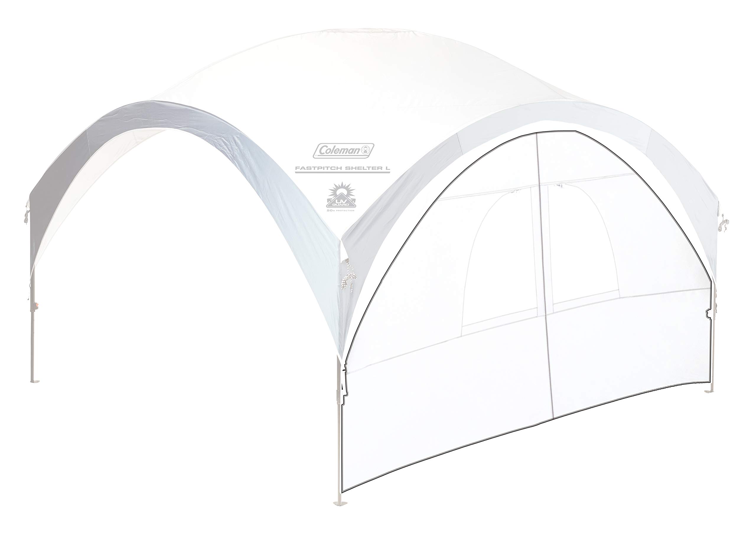 Coleman Unisex's Fastpitch Shelter, white/blue grey , 3,65x3,65 m