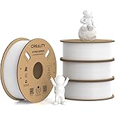 Creality Hyper PLA Filament 1.75mm, 30-600mm/s High Speed 3D Printer Filament, Dimensional Accuracy +/-0.02mm, Fit Most FDM 3D Printers, 4 Pack 1kg Spool(2.2lbs), White