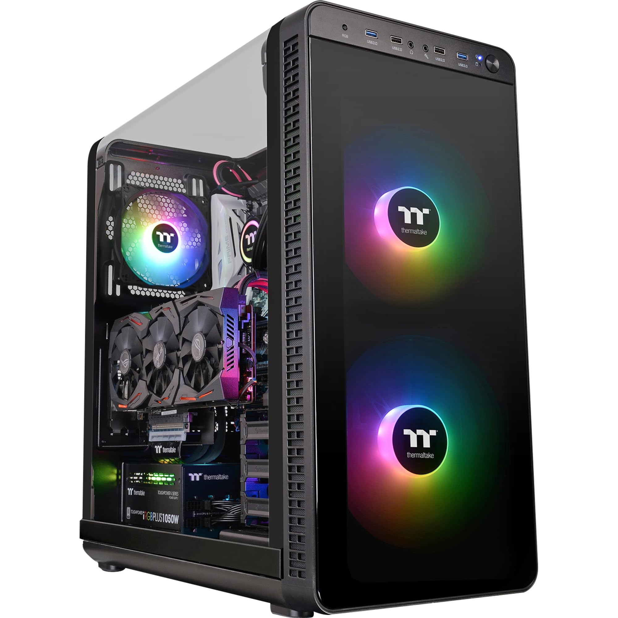 Thermaltake View 37 Ar gb Edition Mid-Tower Chassis - Black