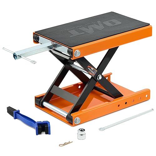 Orion Motor Tech Motorcycle Lift, 1100lb Scissor Lift Jack with