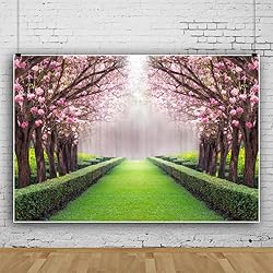 Leowefowa Vinyl 7x5ft Spring Backdrop Valentine's