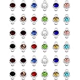 Zakrafo 36 Pcs Permanent Jewelry Starter Kit - Double Loops Connectors for Necklace, Bracelet, Earring & Keychain Craft