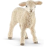 Schleich Farm World, Realistic Farm Animal Toys for Boys and Girls, Baby Lamb Toy Figurine