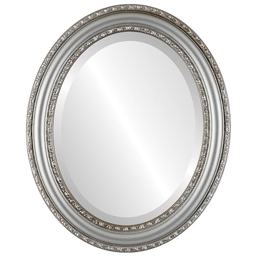 Oval Beveled Wall Mirror for Home Decor Dorset Style