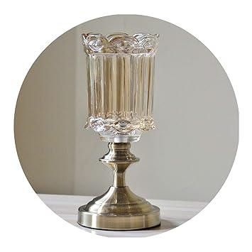Amazon Com Europe High Grade Bronze Crystal Glass Vase Handmade
