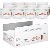 Dynarex White Petrolatum, Petroleum Jelly for Dry, Damaged or Cracked Skin, Soothing White Petroleum Jelly for Minor Skin Irritations, 15 oz. (425g) Jars, 1 Box of 12