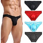 Summer Code Mens Sexy Micro Mesh Briefs Soft Breathable Bulge Pouch Underwear