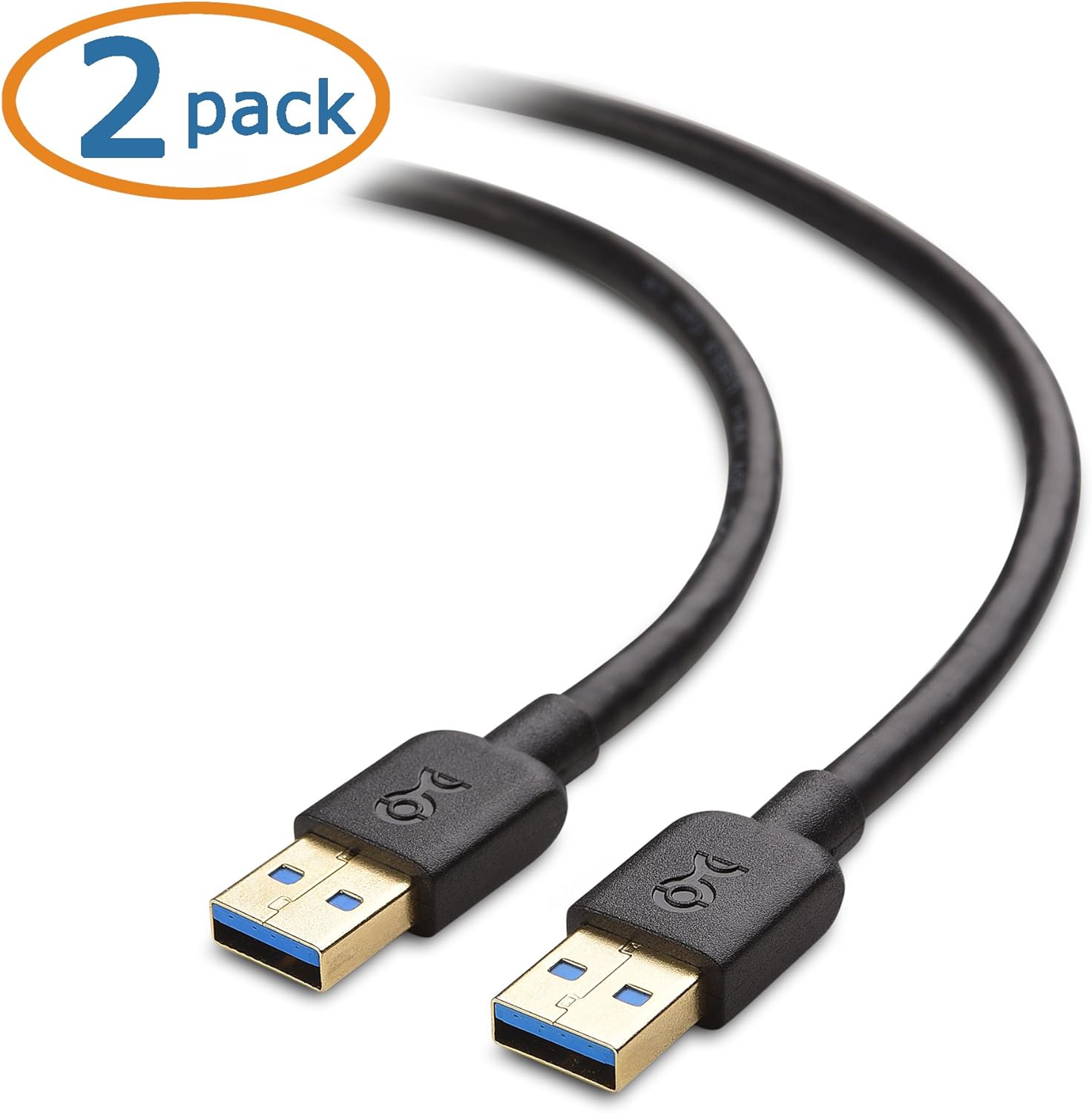 Cable Matters 2-Pack USB 3.0 Cable (USB to USB Cable Male to Male) in Black 6 ft: Computers & Accessories