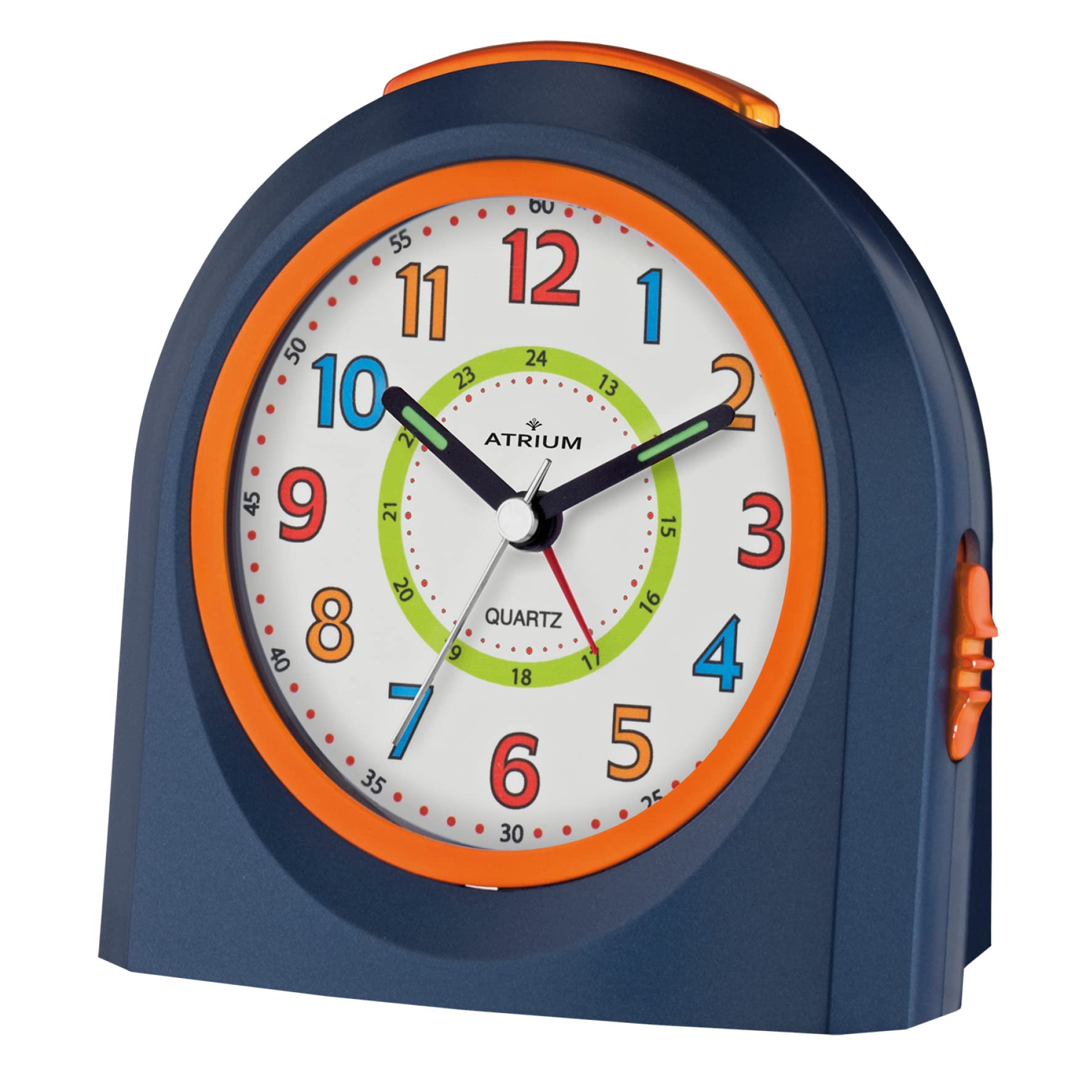 Atrium Children's Alarm Clock, Blue