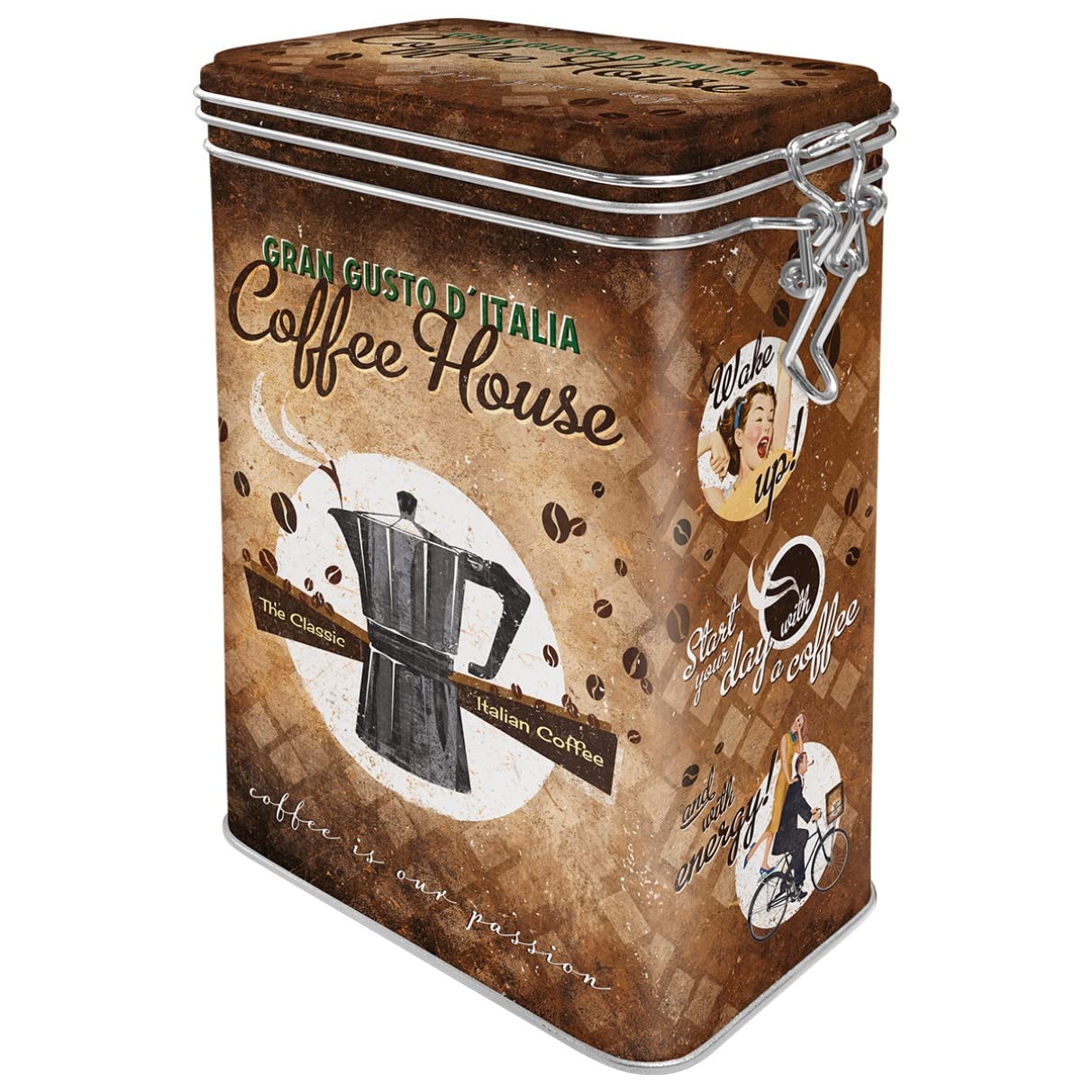 Nostalgic-Art 31103 Coffee and Chocolate Coffee House Aroma Tin