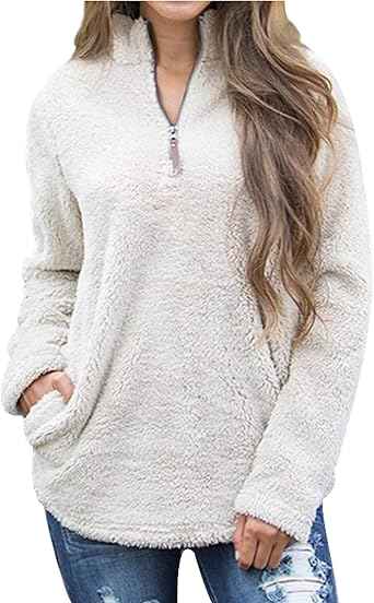 teddy fleece sweatshirt