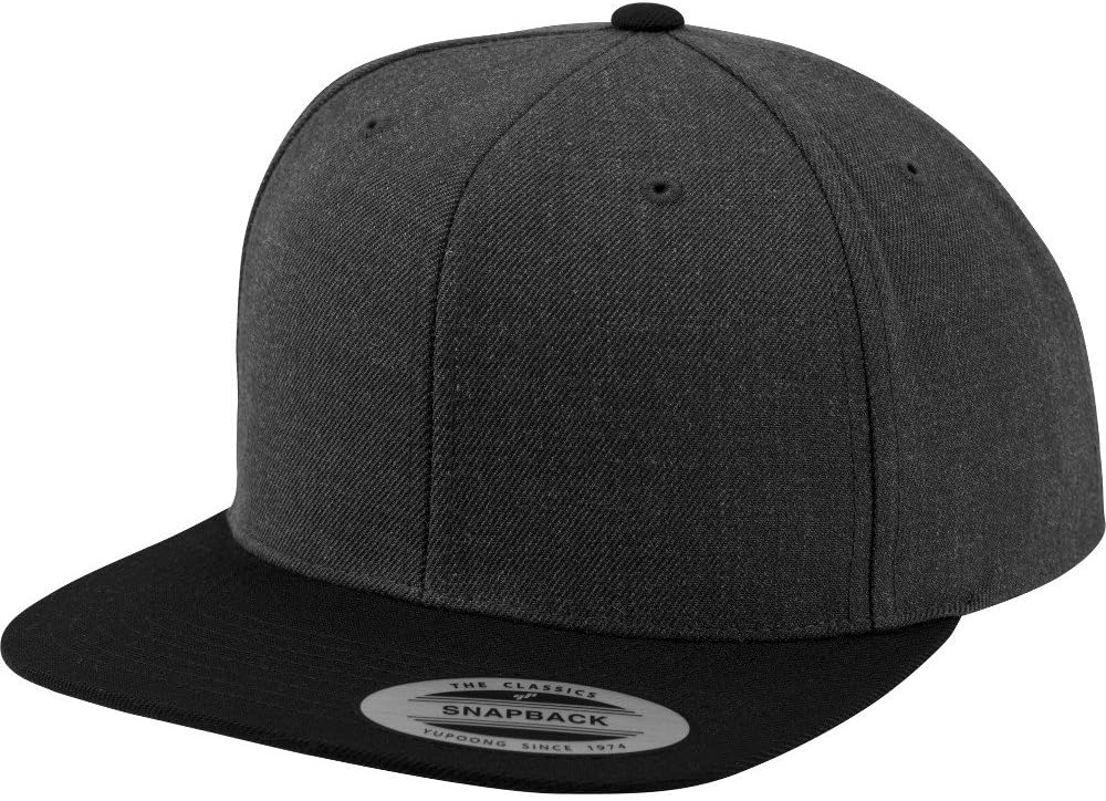 Flexfit by Yupoong Mens Classic 2-Tone Premium Wool Snapback Cap
