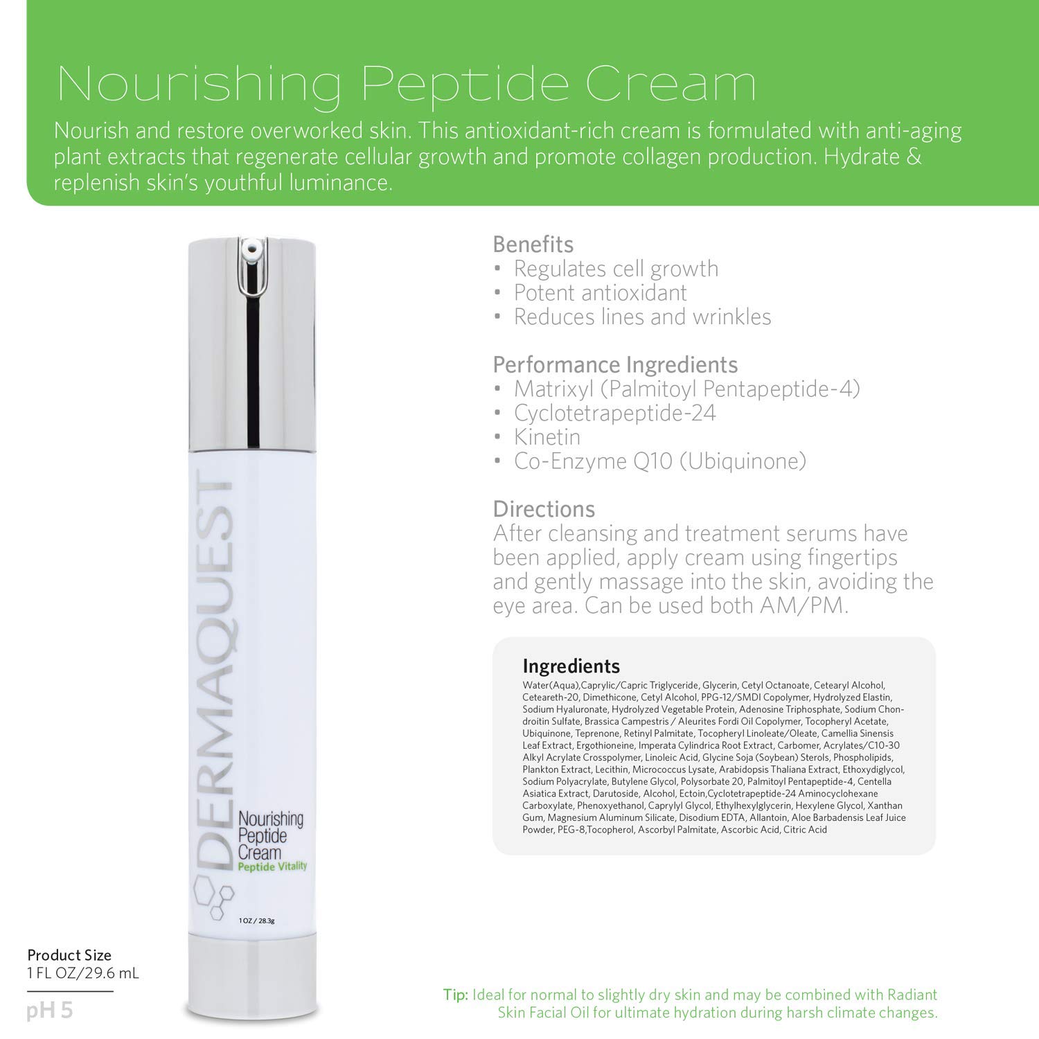 nourishing peptide cream