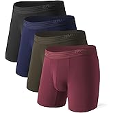 Separatec Valentines Day Mens Underwear with Pouch for Balls, Cooling Boxer Briefs Moisture Wicking, Boxer Briefs for Men