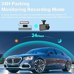 NICEWIN Dash Cam Front and Rear - 4K Ultra HD Dual