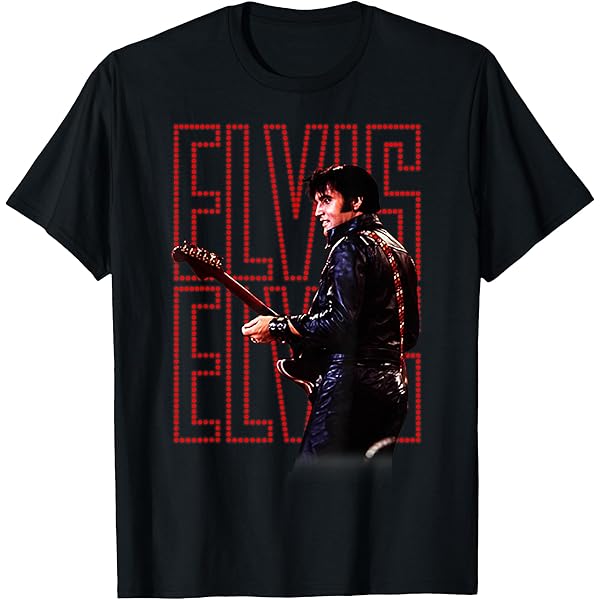 Amazon.com: Elvis Presley Official Retro Short Sleeve T
