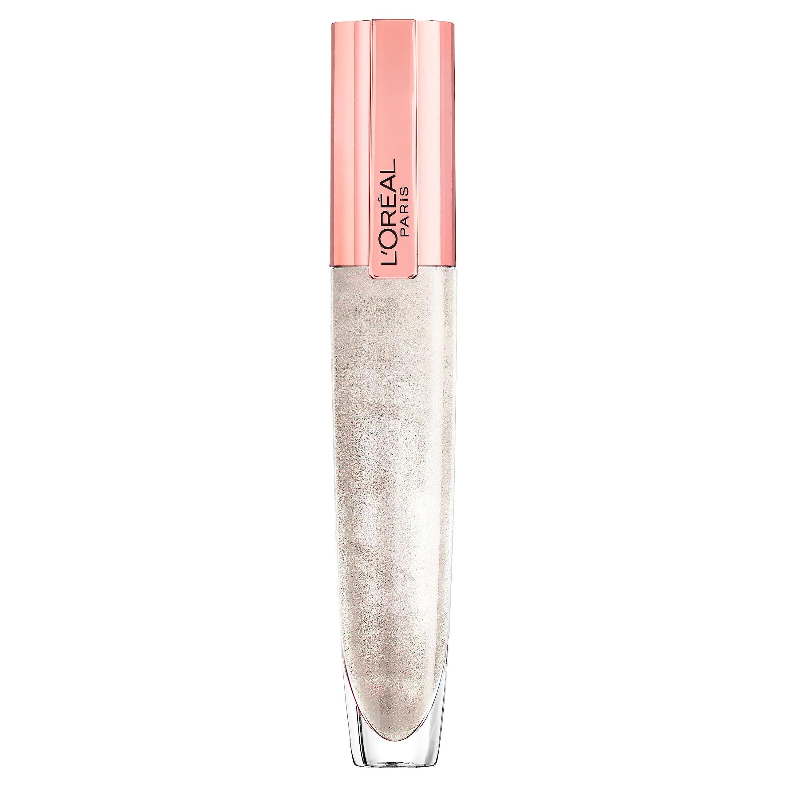 L'Oréal Paris Lip Gloss, Plumping and Hydrating, with Hyaluronic Acid and Collagen Complex, Glow Paradise Balm-In-Gloss, 400 I Maximize
