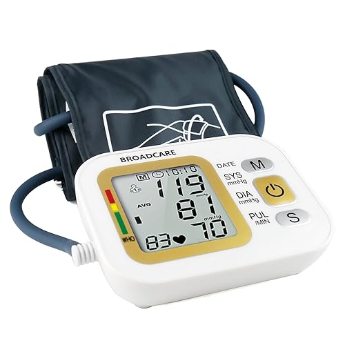 BROADCARE Wrist Blood Pressure Monitor Fully Automatic Measure Blood