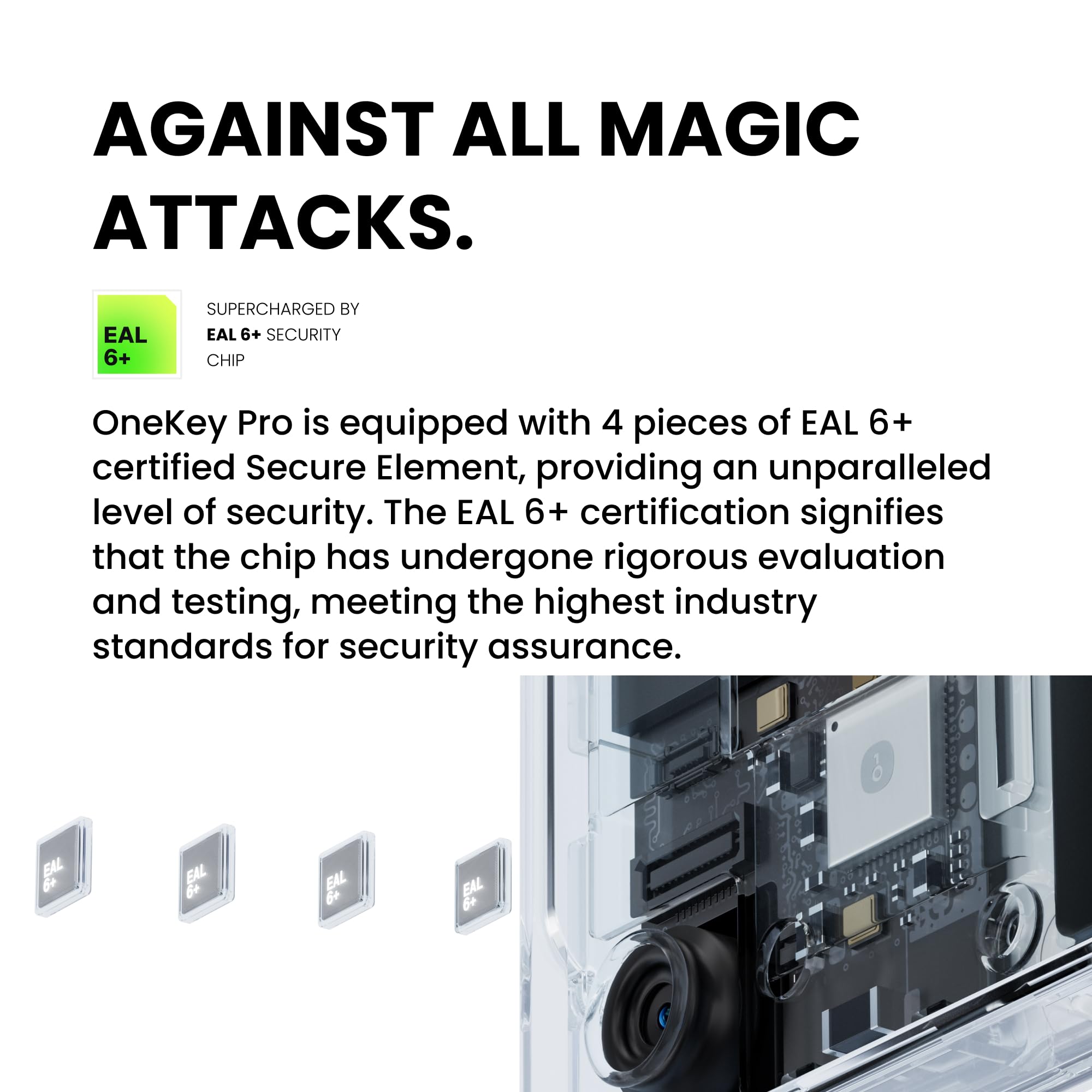 OneKey Pro Crypto Hardware Wallet - 4 EAL