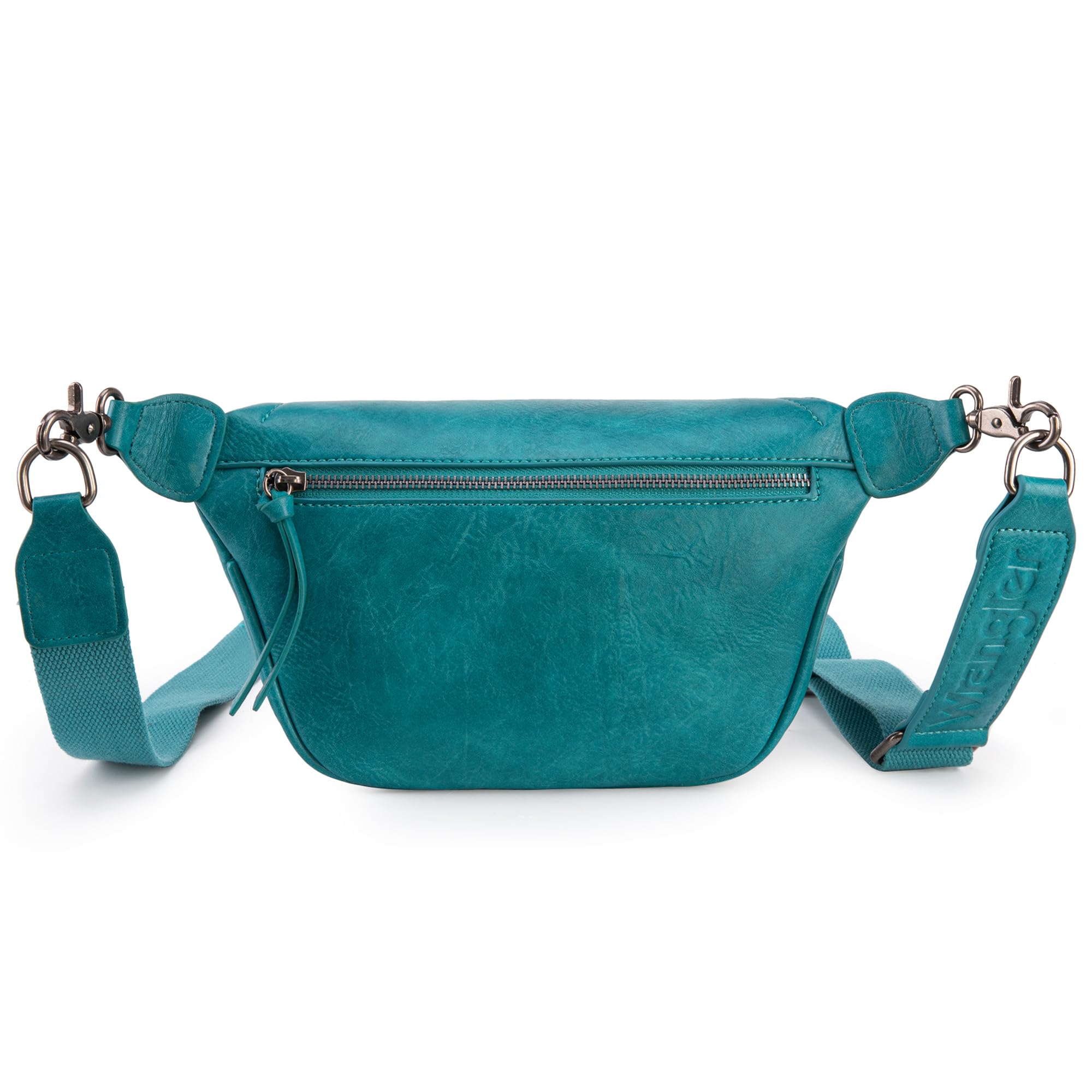 Wrangler Large Fanny Packs for Women Waist Bag Travel Belt Bags Crossbody Sling Bag Torquise