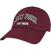 Elidan NY Dad Hat New York EST.1625 Cotton Cap, Adjust Buckle Strap, Unstructured Low-Profile NY Baseball Cap for Men & Women